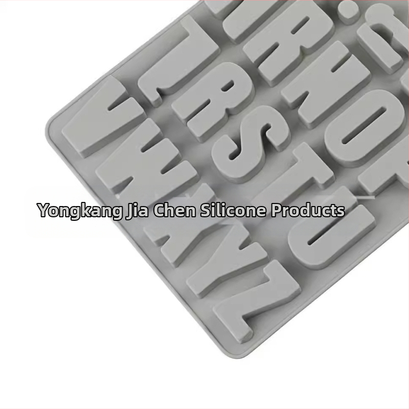 Силиконова форма за торта с 26 стерео букви, английска азбука, декоративна, с лепило, инструмент за печене „Направи си сам“.