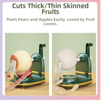 ➻ Χειροκίνητο εργαλείο ξεφλουδίσματος μήλων, οικιακός αυτόματος αποφλοιωτής, πολυλειτουργικό μαχαίρι ξεφλουδίσματος φρούτων, μηχανή ξεφλουδίσματος, εργαλείο ξεφλουδίσματος