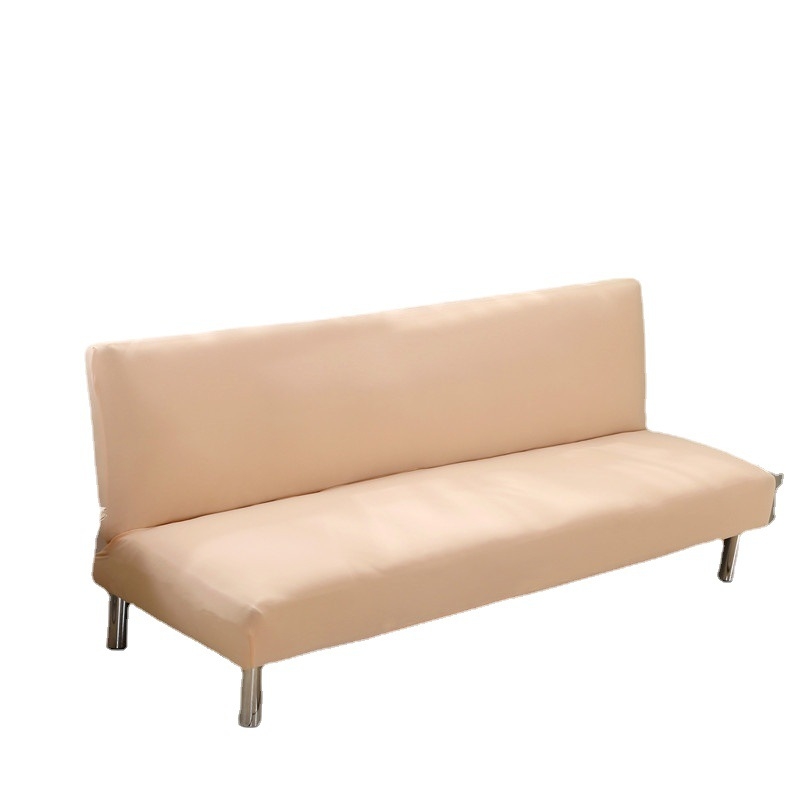 Плътен цвят еластичен калъф за диван, калъф за диван, all inclusive, неплъзгащ се сгъваем, неподлакътников калъф за диван, универсален фабричен на едро