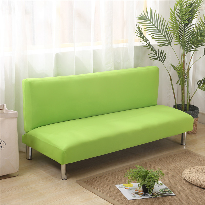 Плътен цвят еластичен калъф за диван, калъф за диван, all inclusive, неплъзгащ се сгъваем, неподлакътников калъф за диван, универсален фабричен на едро