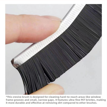 Pie sienas stiprināma vannas istabas spraugu birste vannas istabas virtuves flīžu stūru tīrīšanai logu spraugu rievu putekļu daudzfunkcionāla birste
