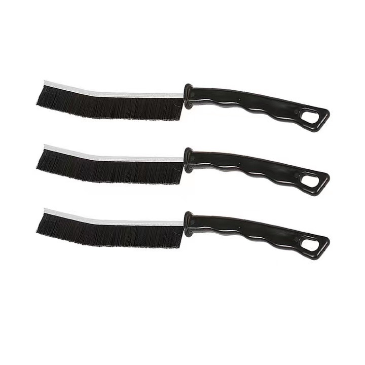 Pie sienas stiprināma vannas istabas spraugu birste vannas istabas virtuves flīžu stūru tīrīšanai logu spraugu rievu putekļu daudzfunkcionāla birste