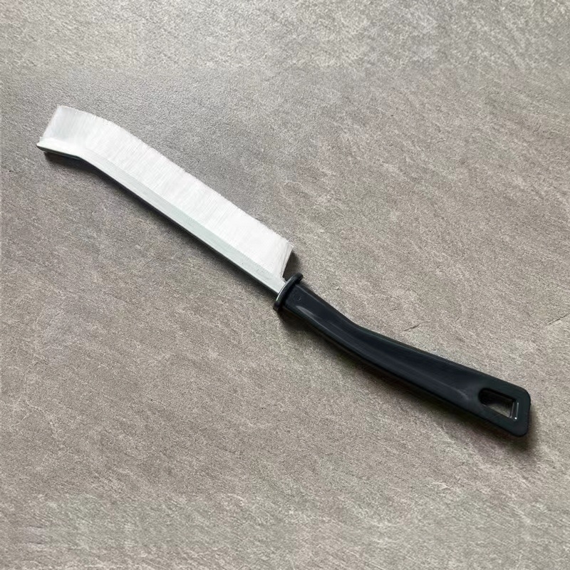 Pie sienas stiprināma vannas istabas spraugu birste vannas istabas virtuves flīžu stūru tīrīšanai logu spraugu rievu putekļu daudzfunkcionāla birste