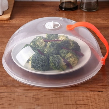 Mikrobangų krosnelės šildymui specialus dangtis, atsparus purslams, alyvai atsparus dangtis, šviežumą išlaikantis dangtis, karštiems ryžiams, aukštai temperatūrai atsparus plastikinis karštas patiekalas