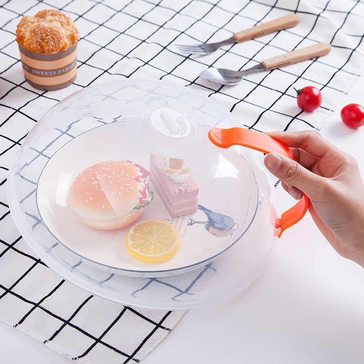 Mikrobangų krosnelės šildymui specialus dangtis, atsparus purslams, alyvai atsparus dangtis, šviežumą išlaikantis dangtis, karštiems ryžiams, aukštai temperatūrai atsparus plastikinis karštas patiekalas