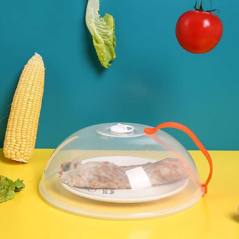 Mikrobangų krosnelės šildymui specialus dangtis, atsparus purslams, alyvai atsparus dangtis, šviežumą išlaikantis dangtis, karštiems ryžiams, aukštai temperatūrai atsparus plastikinis karštas patiekalas