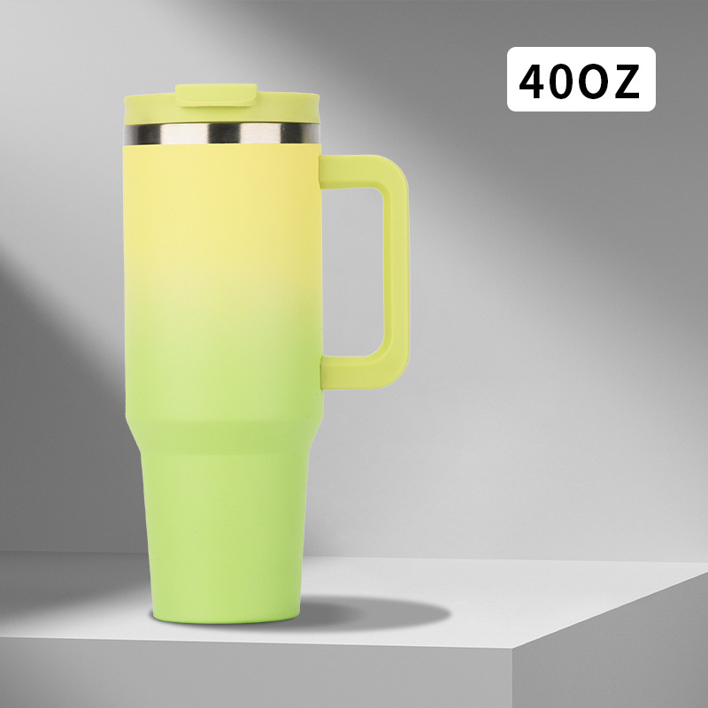 Tarpvalstybinis 40oz ledo puodelis, 304 nerūdijančio plieno termosinis puodelis, didelės talpos automobilio puodelis, kavos izoliacija, didmeninė prekyba