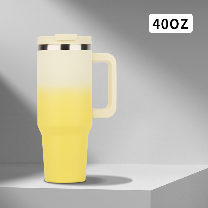 Tarpvalstybinis 40oz ledo puodelis, 304 nerūdijančio plieno termosinis puodelis, didelės talpos automobilio puodelis, kavos izoliacija, didmeninė prekyba