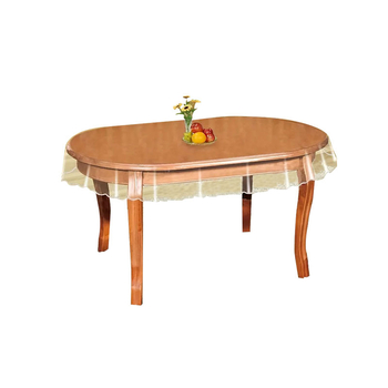 Lukustatav PVC läbipaistev laudlina veekindel õlikindel läbipaistev laudlina kandiline ümmargune laudlina