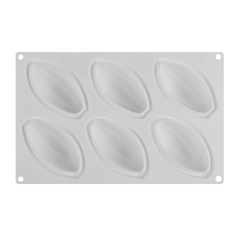 6 isegi suurt kakaouba vormi kolmemõõtmeline mousse šokolaadivorm loominguline prantsuse magustoidu oliivide silikoonist jahvatusvahend