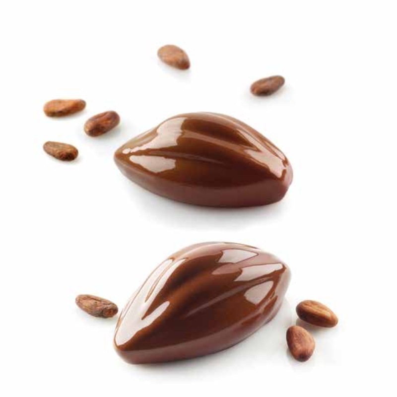 6 isegi suurt kakaouba vormi kolmemõõtmeline mousse šokolaadivorm loominguline prantsuse magustoidu oliivide silikoonist jahvatusvahend