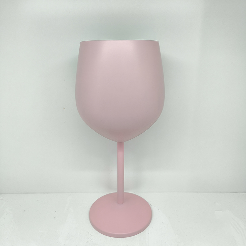 Visokokvalitetna čaša od nehrđajućeg čelika za crno vino, martini koktel u europskom stilu, galvanizirana čaša za šampanjac na zalihi