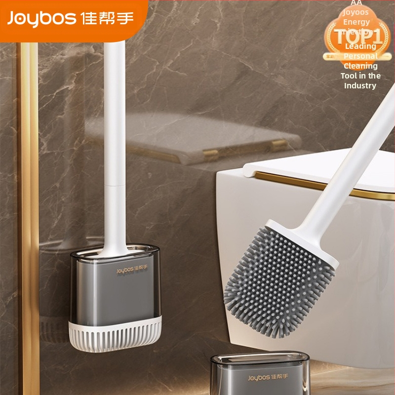 „Jia Helper“ silikoninis tualetinis šepetys, namų apyvokos reikmenų, 2023 m. naujas vonios kambario prie sienos tvirtinamas tualetinis šepetys