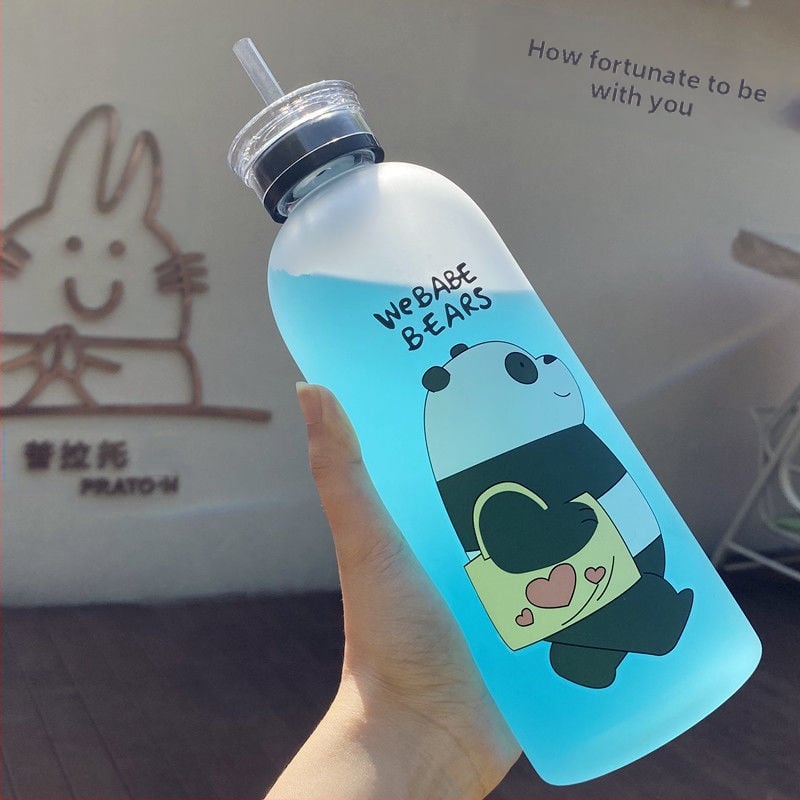 @`Πλαστικό Καλαμάκι Μεγάλης Χωρητικότητας, Μεγάλο Ποτήρι Νερού, Πλαστικό Μπουκάλι Νερού Χονδρικής, Κομψό Μεγάλο Ποτήρι, Βραστήρας Νερού, Χαριτωμένο Καλοκαίρι