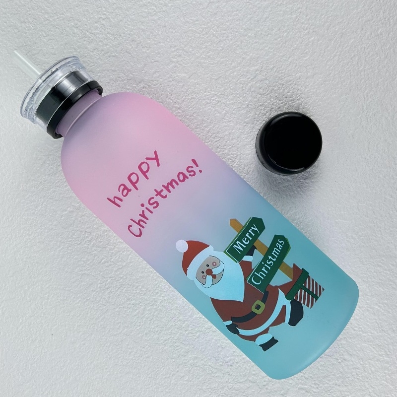 @`Πλαστικό Καλαμάκι Μεγάλης Χωρητικότητας, Μεγάλο Ποτήρι Νερού, Πλαστικό Μπουκάλι Νερού Χονδρικής, Κομψό Μεγάλο Ποτήρι, Βραστήρας Νερού, Χαριτωμένο Καλοκαίρι