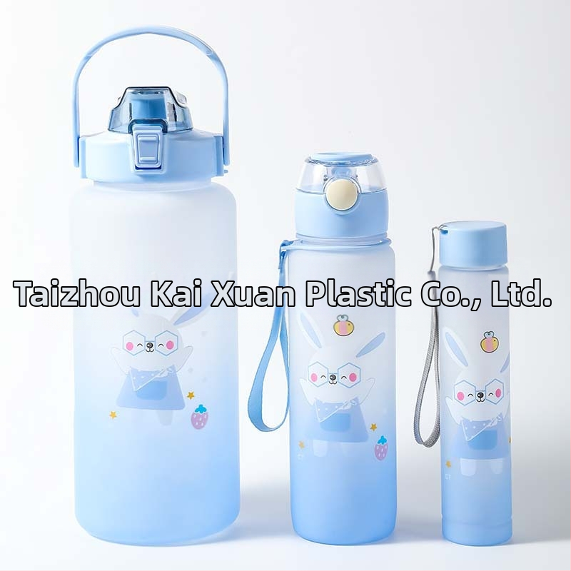 Интернет знаменитост пластмасова чаша за вода космическа чаша обикновен сладък заек градиент матирано голям капацитет чаша за вода