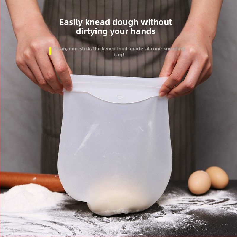 Silikoonist taigna sõtkumiskott ja nuudlikott, elusnuudlivahatamine, nuudlikott, sõtkumisartefakt, silikoonist majapidamises kasutatav mittenakkuv paksendatud toidukvaliteediga