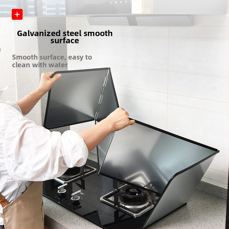 Газова печка, поцинкована маслена бариера, сгъваема топлоизолационна дъска, кухненска бариера за олио за готвене, бариера срещу пръски масло за домакинска печка