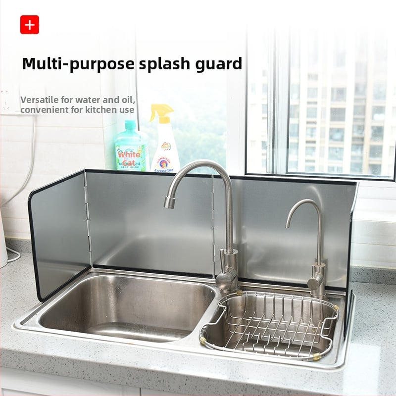 Газова печка, поцинкована маслена бариера, сгъваема топлоизолационна дъска, кухненска бариера за олио за готвене, бариера срещу пръски масло за домакинска печка