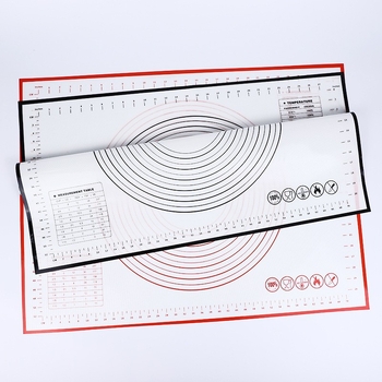 Toidukvaliteediga majapidamises kasutatav sõtkumismatt, libisemiskindel sõtkumismatt, pluss-suuruses mittenakkuvad majapidamises kasutatavad küpsetusriistad skaalaga