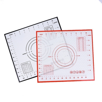 Toidukvaliteediga majapidamises kasutatav sõtkumismatt, libisemiskindel sõtkumismatt, pluss-suuruses mittenakkuvad majapidamises kasutatavad küpsetusriistad skaalaga