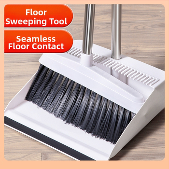 ✅ Σετ σκούπας και φαρασιού σε συνδυασμό με μαλακές τρίχες για μπάνιο, κουζίνα και οικιακή σκούπα καθαρισμού