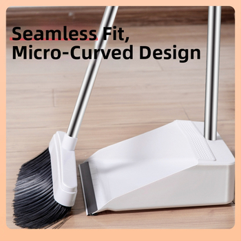 ✅ Σετ σκούπας και φαρασιού σε συνδυασμό με μαλακές τρίχες για μπάνιο, κουζίνα και οικιακή σκούπα καθαρισμού