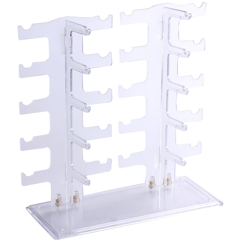 Prillide vitriinkapp, lauaklaaside vitriinaku, prilliriiul, akrüülist päikeseprillide raam