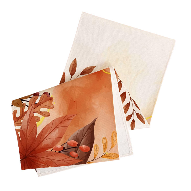 Amazon Nou Digital Printing Toamnă Față de masă Creative Living Room Sufragerie Decorativă Atmosferă Tabelă Runner En-gros