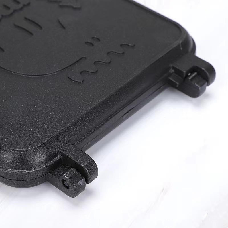 Nová forma na sendviče, nepriľnavá obojstranná panvica, panvica na raňajky, panvica na vajíčka, vaflová sendvičová spona