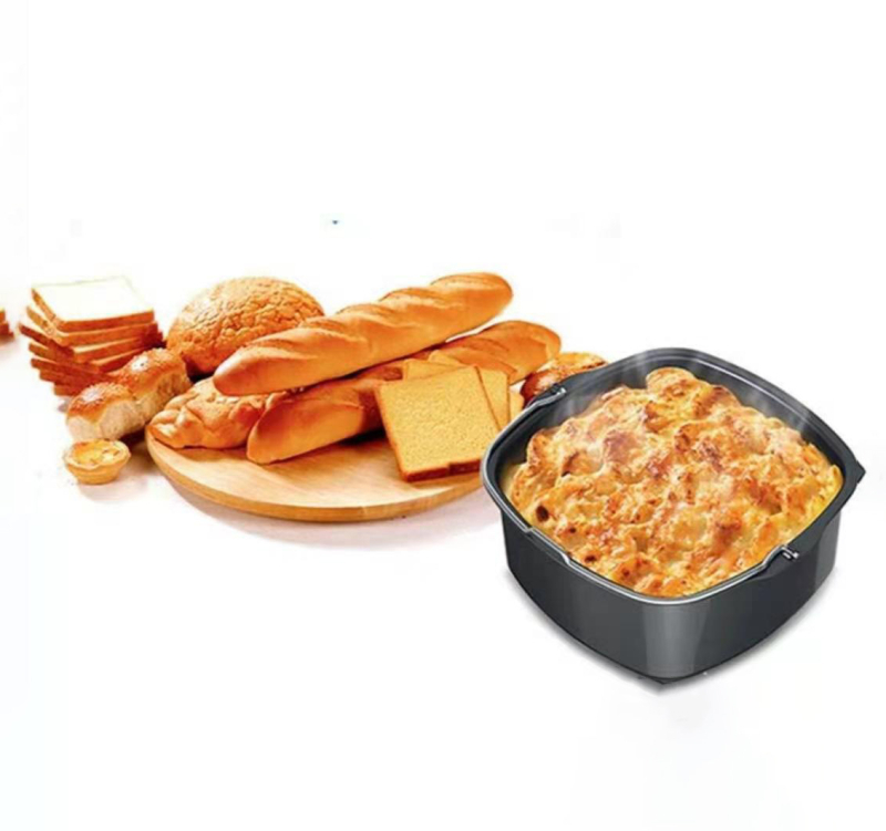 6-tolline 8-tolline koogiämber koogikorv küpsetustarvikud õhufritüüri tarvikud küpsetamine ruudukujuline koogivorm