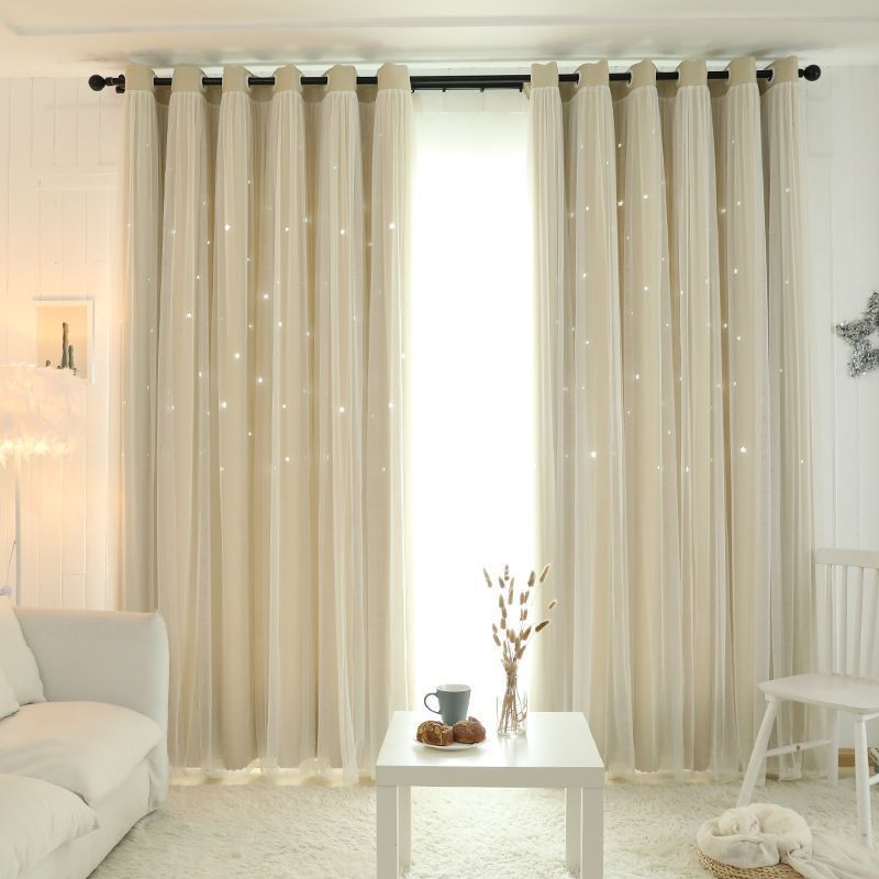 Κουρτίνα υπνοδωματίου σε στυλ πριγκίπισσας, πλήρες σκίαση, ίντερνετ, κόκκινο ύφασμα, ενσωματωμένο διπλό ροζ, καρδιά για κορίτσια, παιδικό δωμάτιο, νέο στυλ