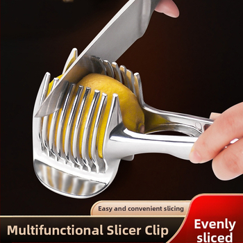 Citrinų pjaustyklės lydinio daugiafunkcis vaisių daliklis su rankena, pomidorų griežinėlis, buitinis vaisių pjaustymo įrankis