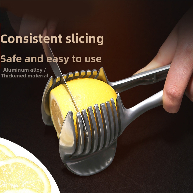 Многофункционален делител за плодове от сплав, рязане на лимони, с дръжка, доматен резен, инструмент за рязане на плодове