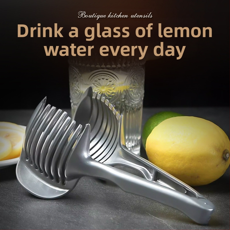 Многофункционален делител за плодове от сплав, рязане на лимони, с дръжка, доматен резен, инструмент за рязане на плодове