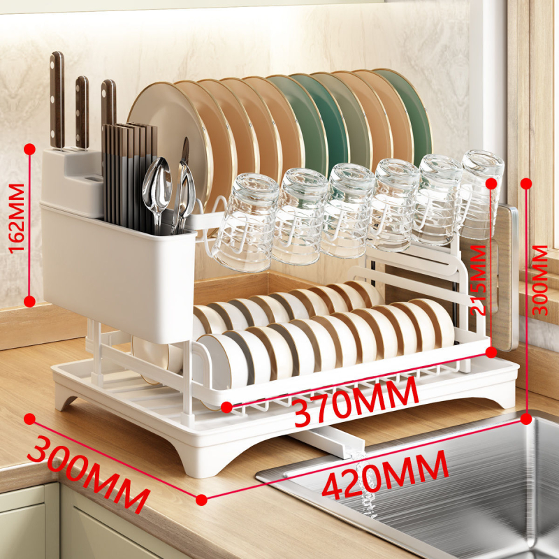 Stalak za odlaganje kuhinjskog sudopera, višenamjenski stalak za sušenje, stalak za posuđe, stalak za sudoper, stalak za posuđe na radnoj površini