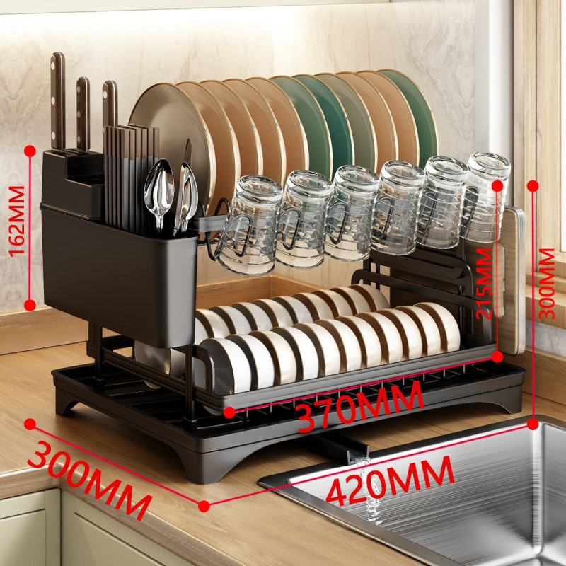 Stalak za odlaganje kuhinjskog sudopera, višenamjenski stalak za sušenje, stalak za posuđe, stalak za sudoper, stalak za posuđe na radnoj površini