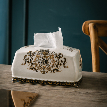 Nauja amerikietiško stiliaus vintažinė keraminė servetėlių dėžutė, dekoratyviniai papuošalai, europietiško stiliaus popierinė dėžutė, namų apyvokos kambario kavos staliuko popierinė dėžutė