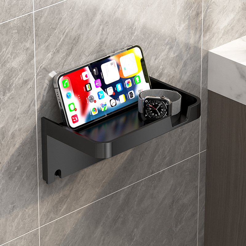 Tualetinio popieriaus laikiklis be perforatoriaus, sieninis rankšluosčių laikymo stovas, ritininio popieriaus laikiklis, tualetinio popieriaus dėžutė