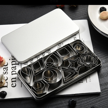 Καλούπι μπισκότων από ανοξείδωτο ατσάλι, σετ 30 τεμαχίων, Love, πεντάκτινο αστέρι, σταγόνα νερού, μπισκότα, πτυσσόμενα, ζάχαρη, καλούπι κοπής φρούτων, ψήσιμο, οικιακό εργοστάσιο