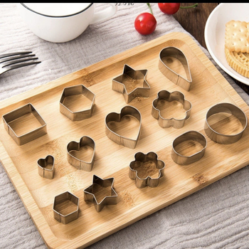 Καλούπι μπισκότων από ανοξείδωτο ατσάλι, σετ 30 τεμαχίων, Love, πεντάκτινο αστέρι, σταγόνα νερού, μπισκότα, πτυσσόμενα, ζάχαρη, καλούπι κοπής φρούτων, ψήσιμο, οικιακό εργοστάσιο