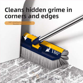 Τρίψιμο ραφών δαπέδου πέντε σε ένα Τρίψιμο δαπέδου Πλύσιμο τοίχων μπάνιου Καθαρισμός πλακιδίων Τουαλέτα με μακριά λαβή Χωρίς νεκρές γωνίες Δάπεδο μπάνιου