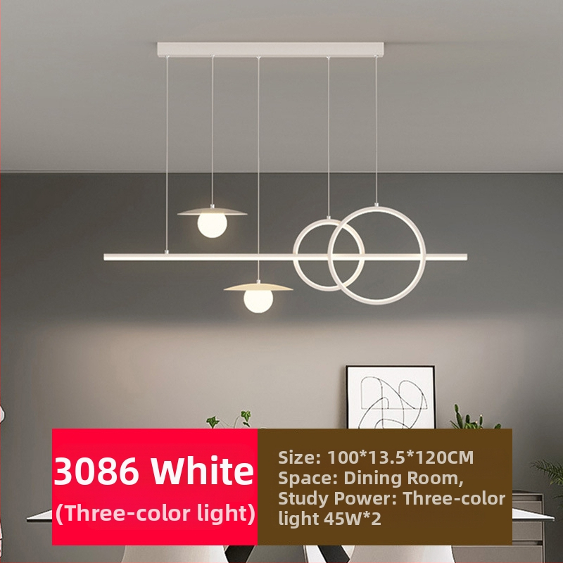 Uus täisspektriga silmakaitsega LED-restorani lühtri söögitoa tuled moodne internet populaarne loominguline pikk baarilühtri