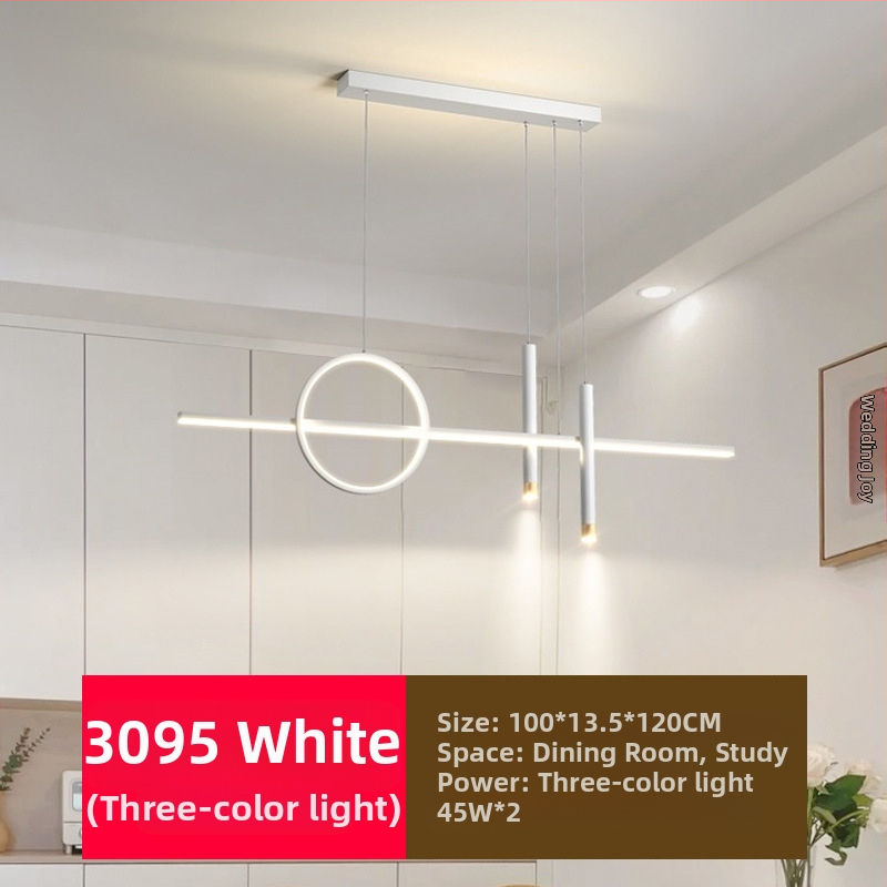 Uus täisspektriga silmakaitsega LED-restorani lühtri söögitoa tuled moodne internet populaarne loominguline pikk baarilühtri