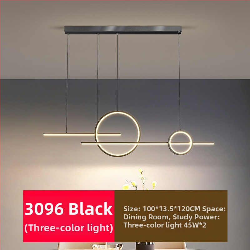 Uus täisspektriga silmakaitsega LED-restorani lühtri söögitoa tuled moodne internet populaarne loominguline pikk baarilühtri