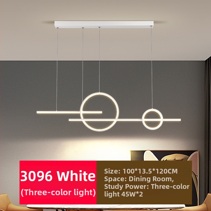 Uus täisspektriga silmakaitsega LED-restorani lühtri söögitoa tuled moodne internet populaarne loominguline pikk baarilühtri