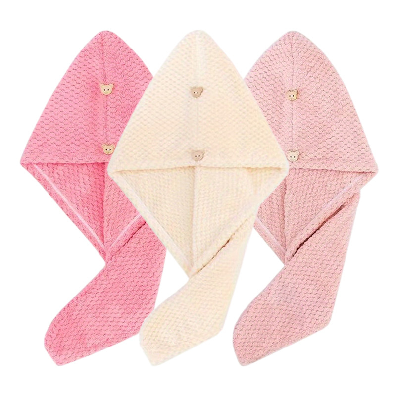 Koralinio aksomo plaukų džiovinimo kepuraitė moterims, stipriai sugeria vandenį, greitai džiūsta, ananasų rašto plaukų džiovinimo rankšluostis, neslenka plaukų, plauna ir valo plaukus jų nepažeisdamas.