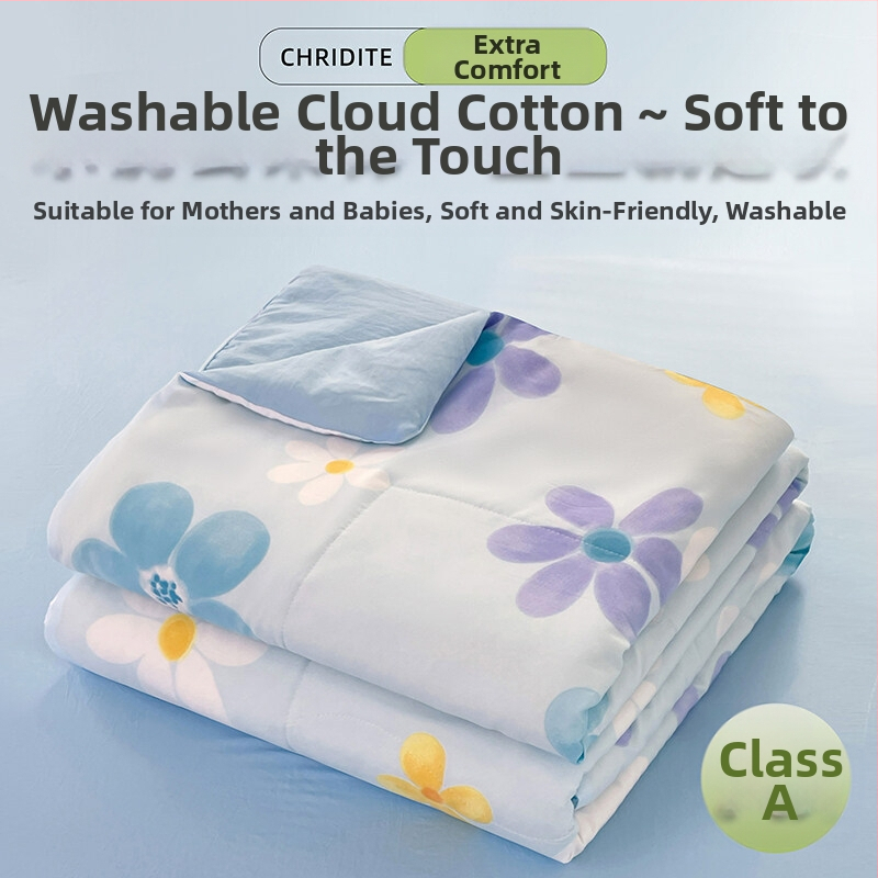 Tehase otsene 2024. aasta uus A-klassi pestud pilvepuuvillast suvine uba suvine jahe konditsioneeriga tekk lastele õpilaste voodipesu