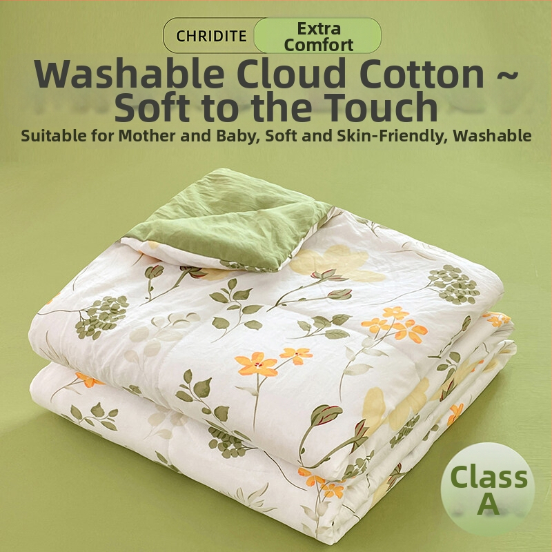 Tehase otsene 2024. aasta uus A-klassi pestud pilvepuuvillast suvine uba suvine jahe konditsioneeriga tekk lastele õpilaste voodipesu