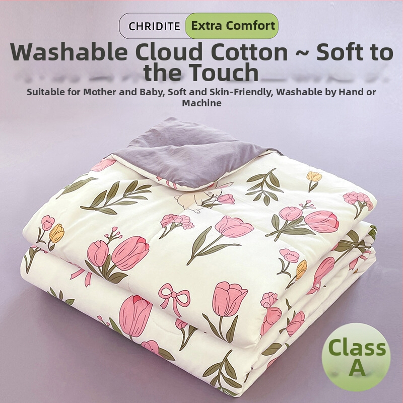 Tehase otsene 2024. aasta uus A-klassi pestud pilvepuuvillast suvine uba suvine jahe konditsioneeriga tekk lastele õpilaste voodipesu